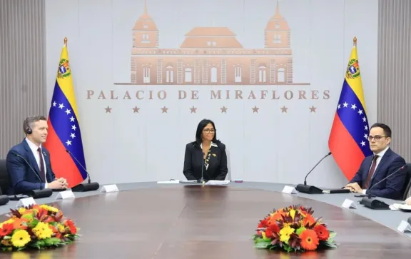 Delcy Rodríguez eliminó el espacio en homenaje a Néstor Kirchner en el Palacio de Miraflores