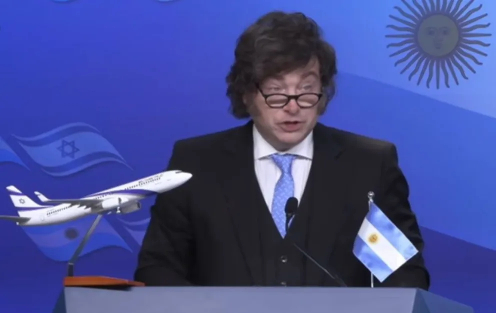 Javier Milei anunció una serie de acuerdos con Israel.
