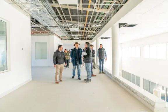 Centro de Encuentro en el Abel Amaya: Se prevé que la obra finalice a fin de año