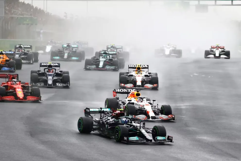 La última carrera en Turquía tuvo lugar en 2021, a raíz de una suplencia de urgencia por los cambios derivados de la cuarentena. Bryn Lennon - Getty Images Europe.