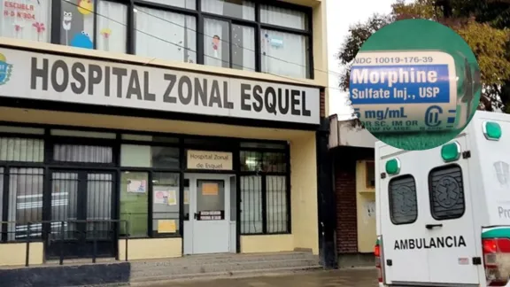 Acusan a un enfermero de robar ampollas de morfina del hospital de Esquel