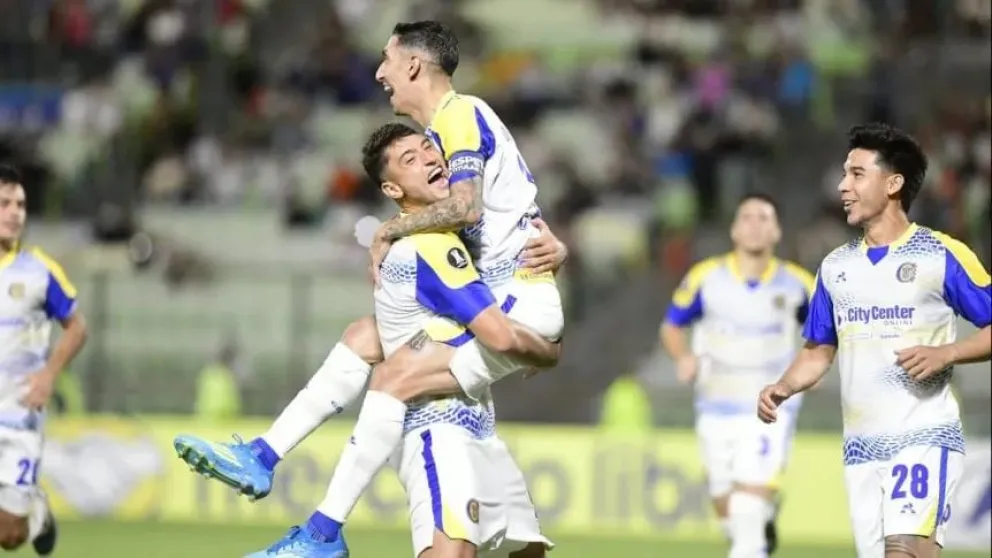 La celebración del Fideo en Venezuela (prensa Rosario Central).