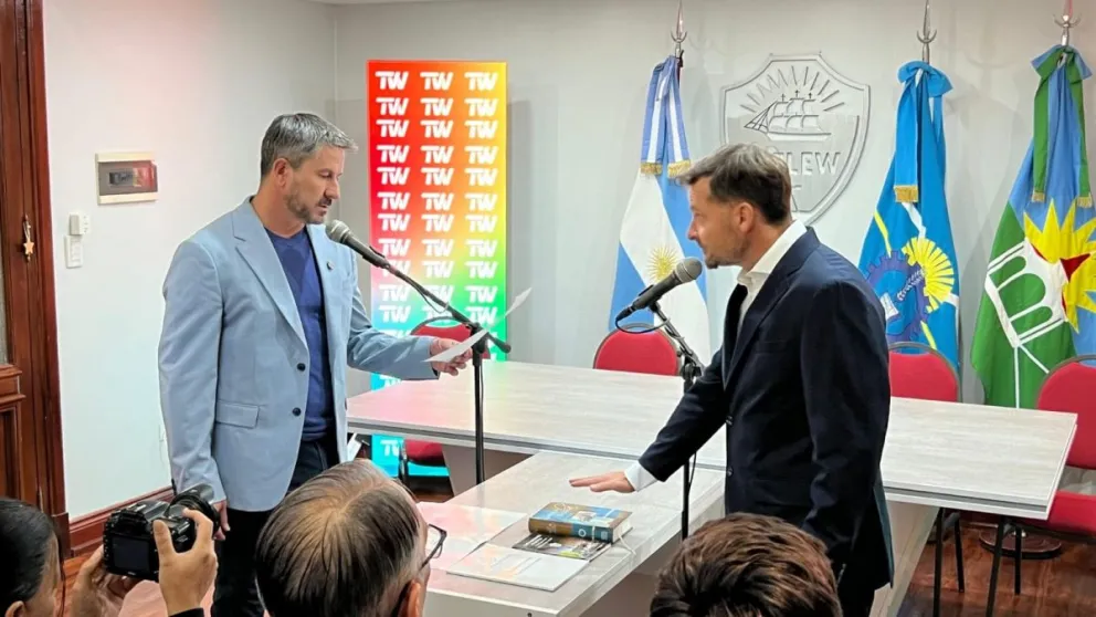 Daniel Benítez asumió como nuevo secretario de Hacienda de Trelew