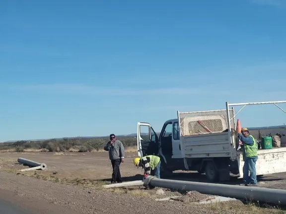 Chubut avanza en una obra clave de iluminación en Playa Unión