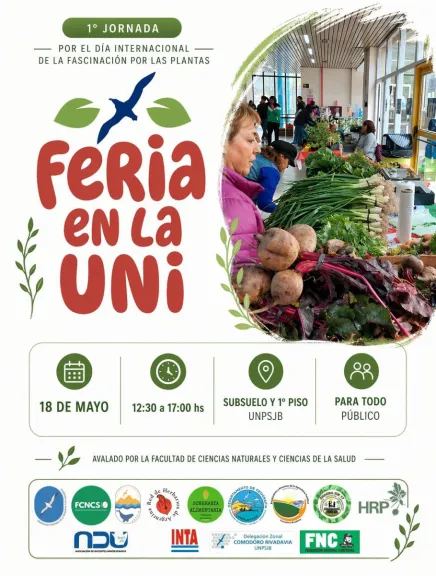 La UNPSJB celebra el Día de la Fascinación por las Plantas con una feria agroecológica