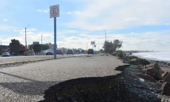 La obra de protección costera en Playa Unión ya tiene su primera etapa