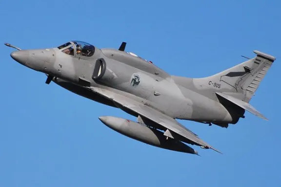 La Fuerza Aérea Argentina culmina una etapa histórica con el retiro de los aviones A-4AR Fightinghawk por los nuevos F-16