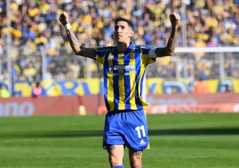 Ángel Di María marcó un golazo ante Independiente (Fotobaires).