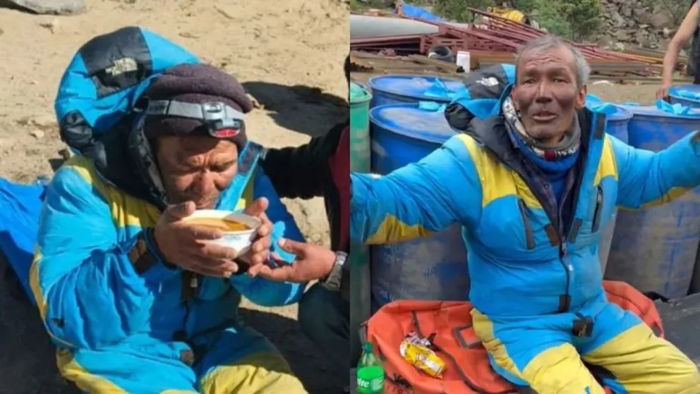 Milagro en el Everest: encuentran con vida a un guía que daban por muerto