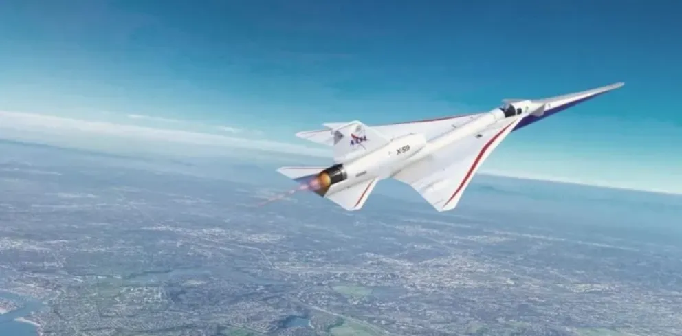 La NASA probó el avión supersónico X-59 que unirá continentes en tiempo récord