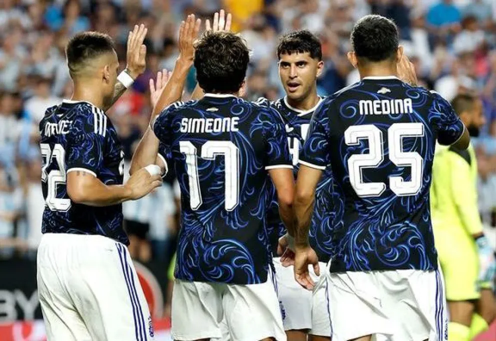La era Scaloni rompió un récord histórico de asistencia en un partido (Foto Agencia NA/@Argentina).