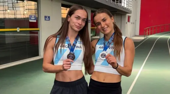 Marlene Koss y Miranda Recalde subieron al podio sudamericano Marlene Koss y Miranda Recalde subieron al podio sudamericano