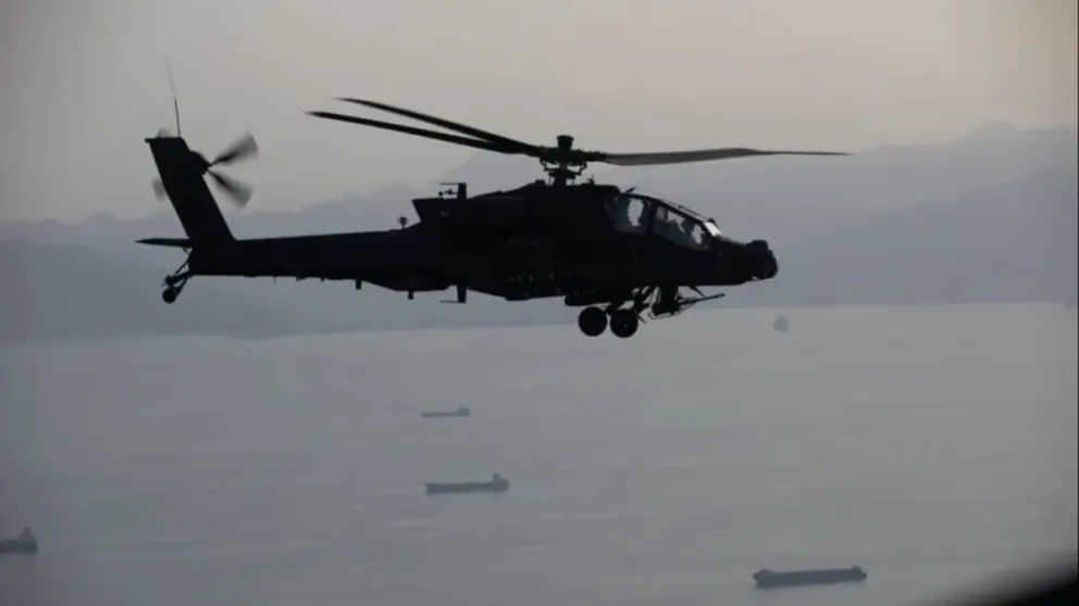 Un helicóptero militar de Estados Unidos se estrel