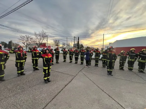 Bomberos Voluntarios de Rawson cumplió 55 años de vida 