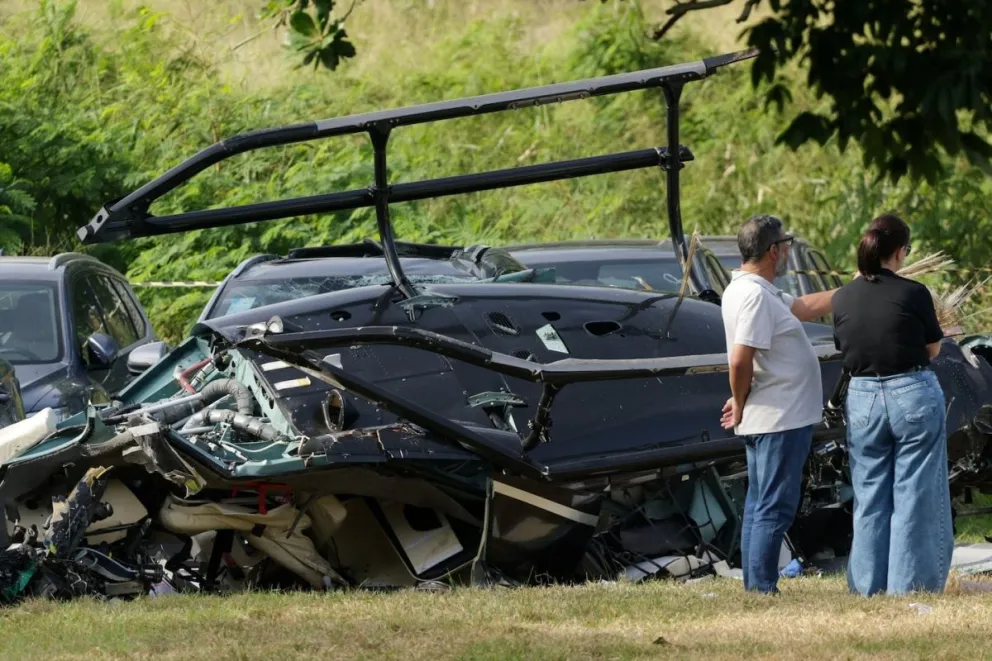 No logran identificar a una de las víctimas del choque de helicópteros donde murió Gaspi