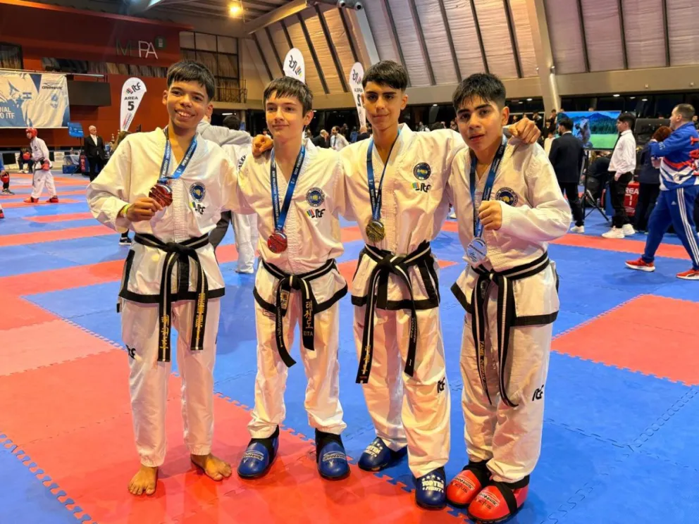 Los artistas marciales de Comodoro Rivadavia tuvieron una destacada actuación en el Open Internacional ITF Argentina 2026.