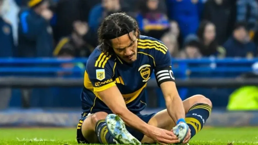 Edinson Cavani no volverá a jugar en Boca.