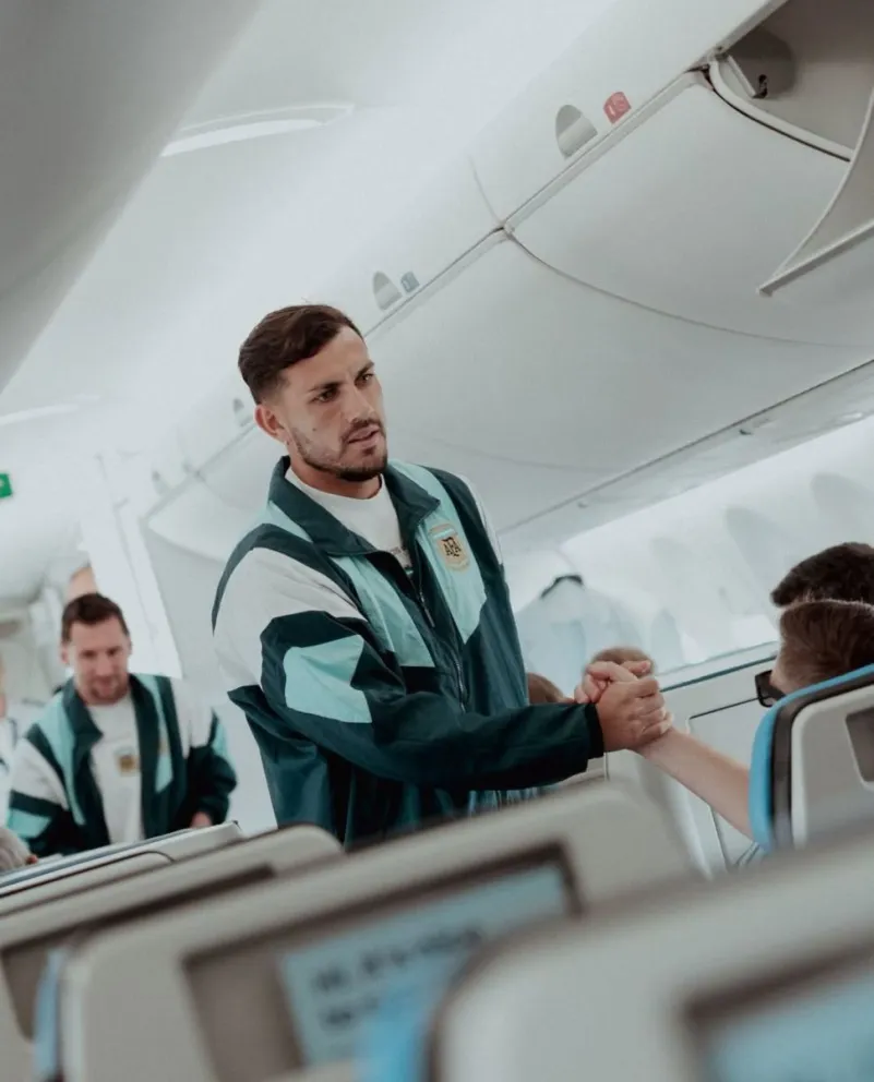 La Selección argentina viajó el domingo a Dallas