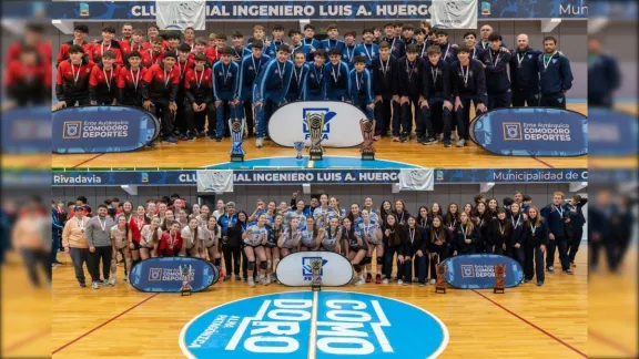 Santa Fe y la Metropolitana se consagraron en el Nacional de Vóley Sub-16 que revolucionó a Comodoro