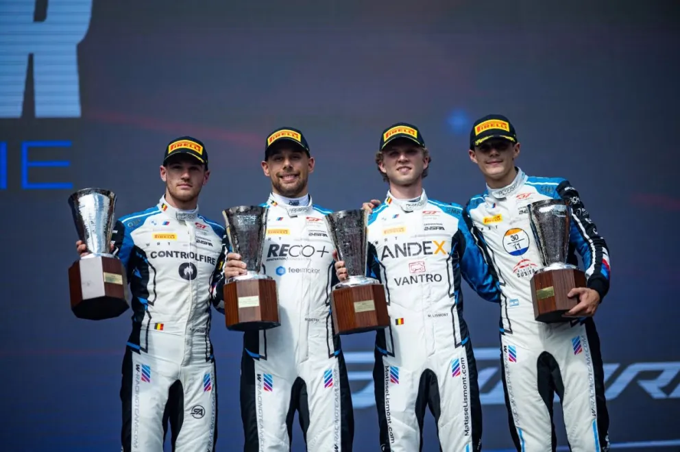 Ignacio "Nacho" Montenegro finalizó segundo integrando el Team WRT en las 24 Horas de Spa, consiguiendo un resultado histórico para el autmovilismo argentino.