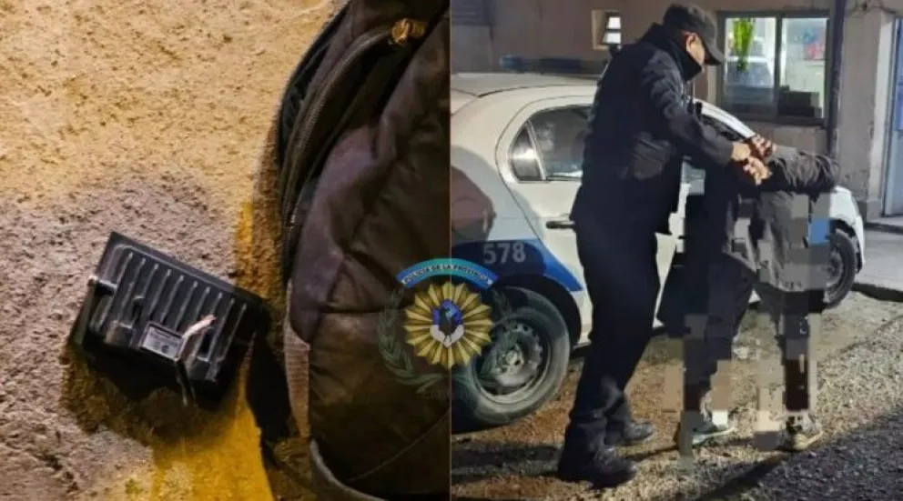 Comodoro: detuvieron a un hombre por robar luminarias en una escuela