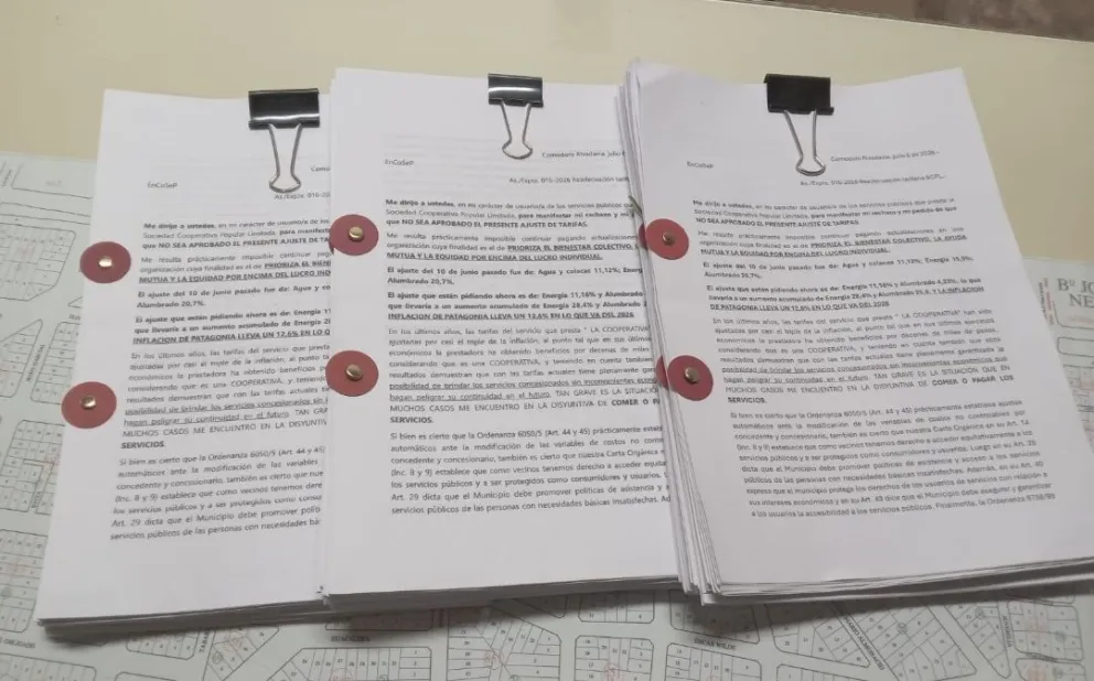 La vecinal del barrio Ceferino busca que la SCPL de marcha atrás con el aumento tarifario del servicio de energía