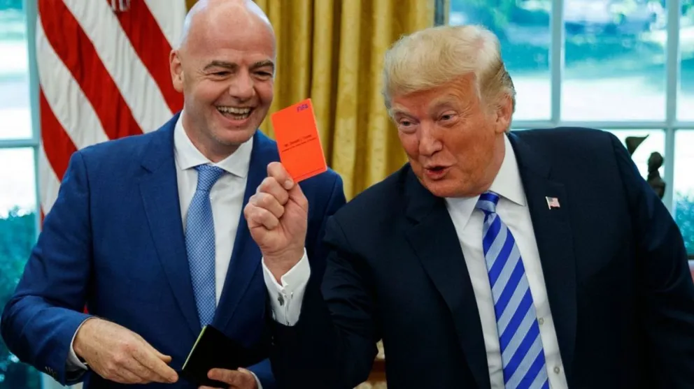 Donald Trump confirmó sus gestiones por la tarjeta roja de Balogun