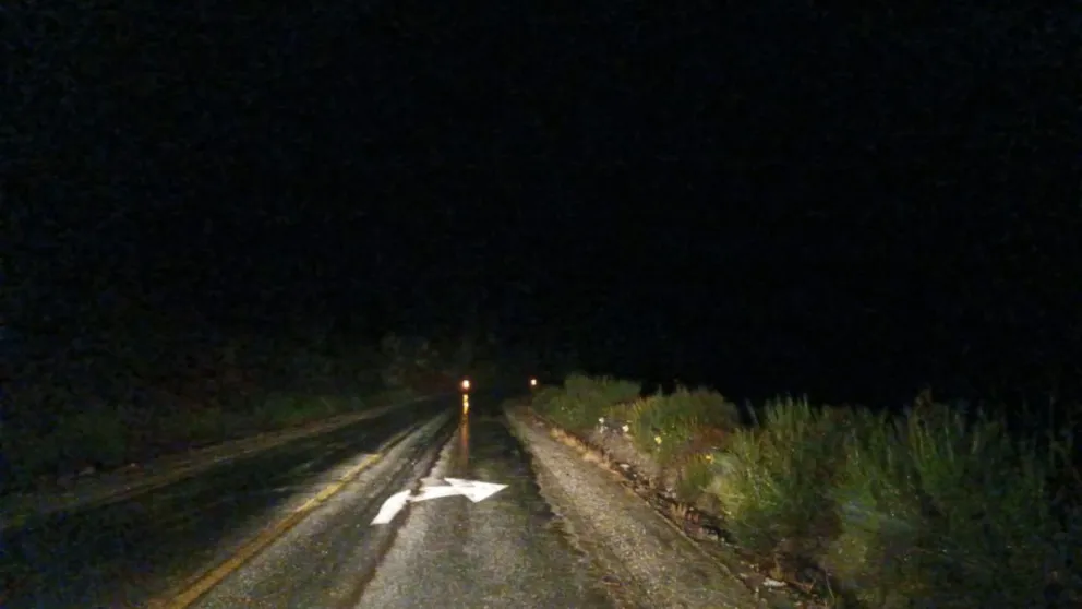 Precaución para quienes transiten por la Ruta Nacional 40 entre Bariloche y El Bolsón