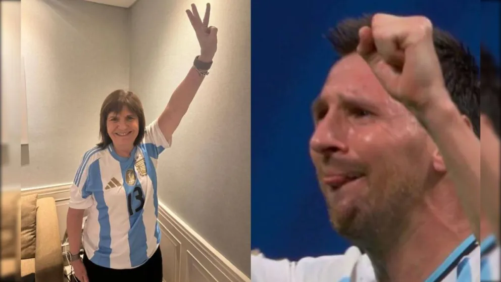 Patricia Bullrich celebró el triunfo de Argentina: "Ni en Gladiador le pusieron tanta garra".
