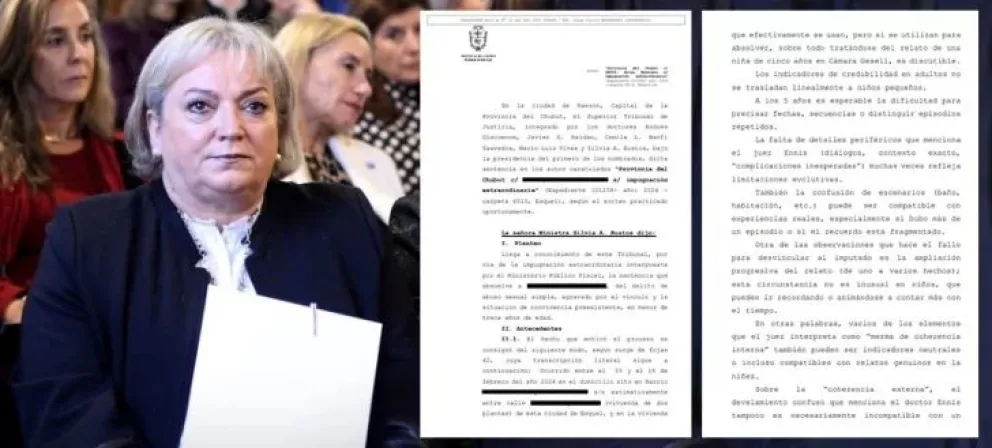 EXCLUSIVO, HABLÓ SILVIA BUSTOS: la magistrada del STJ de Chubut destacó a La Opinión Austral el plus que debe tener la Justicia en las causas de abuso sexual: “Debe entender que el relato de un niño no es el de un adulto”.