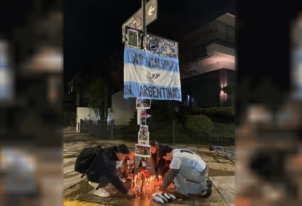 Segurola y Habana, la esquina de la casa donde vivió Maradona.