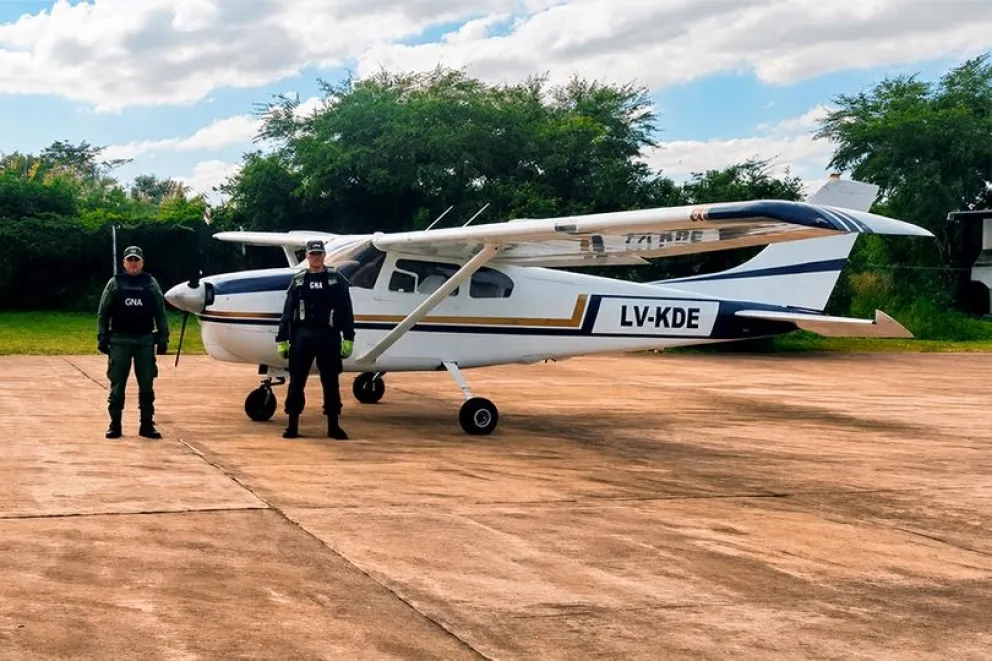 Incautaron la avioneta involucrada