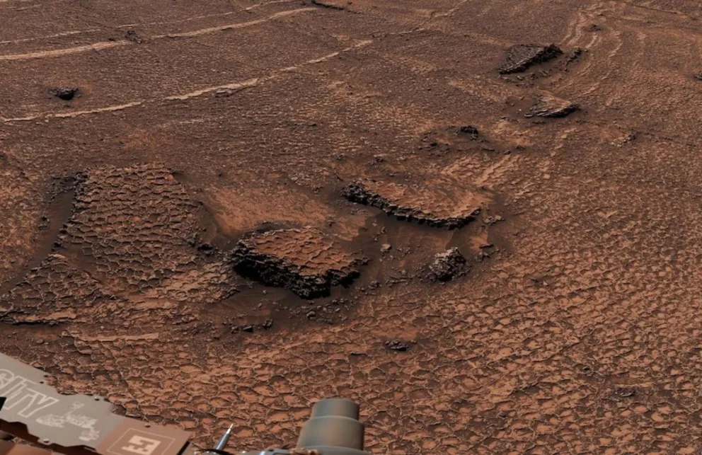 La misión Curiosity ya había detectado geometrías similares en Marte, pero nunca un conjunto tan amplio en un solo punto del terreno