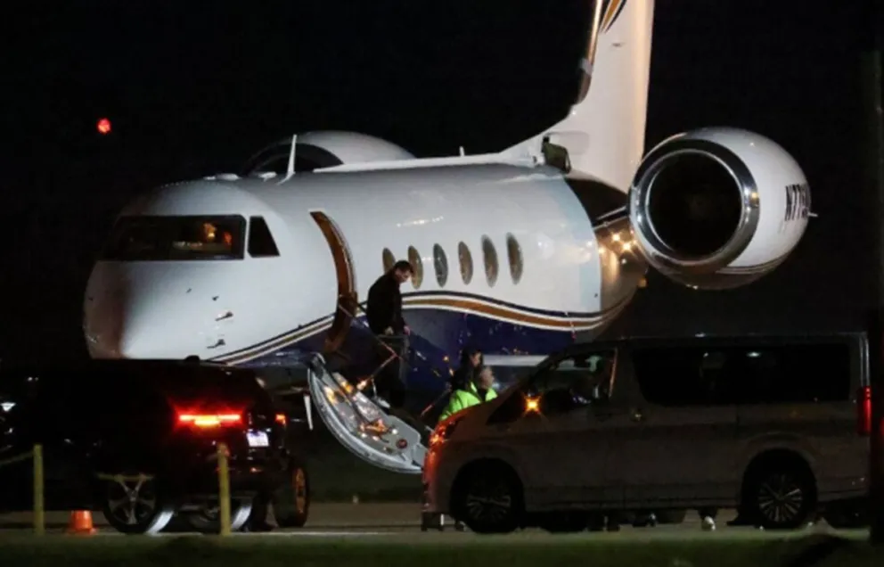 Lionel Messi llegó a Rosario tras la muerte de su papá.
