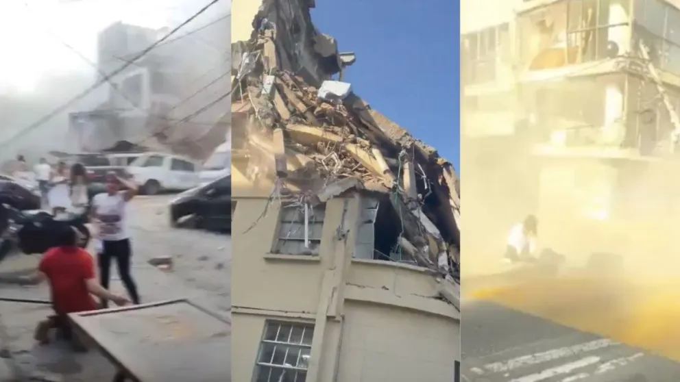 Videos impactantes de lo que provocó el fuerte terremoto en Colombia (Captura).
