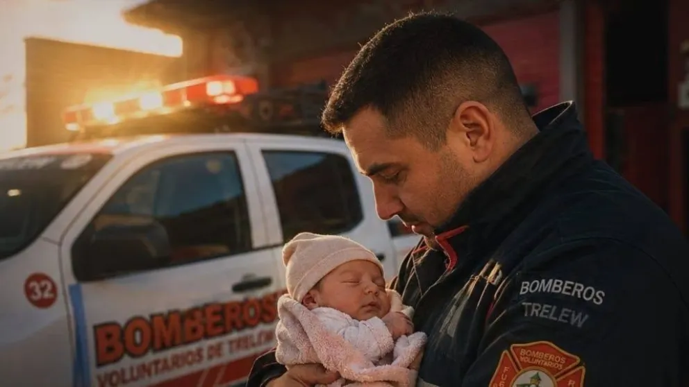 Foto: Bomberos Voluntarios Trelew (ilustrativa)