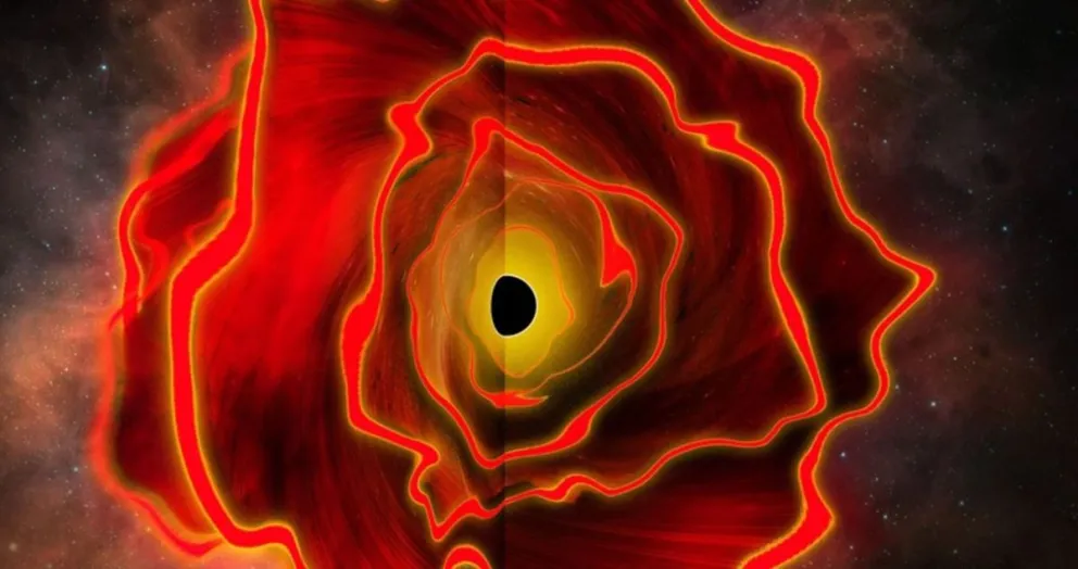El JWST detectó un objeto del tamaño del sistema solar con la energía de cien mil millones de estrellas.