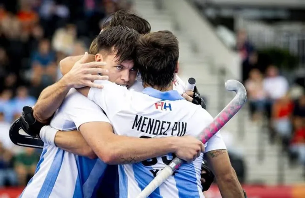 Los Leones siguen con el sueño en el Mundial de hockey.
