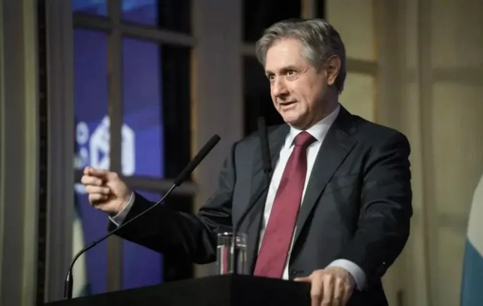 José Luis Daza, viceministro de Economía, durante su exposición en el Council of the Americas.