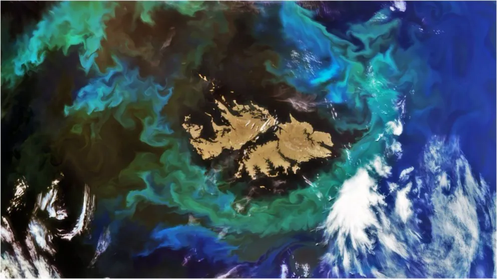 El extraño fenómeno en las Islas Malvinas que deslumbró a la NASA.
