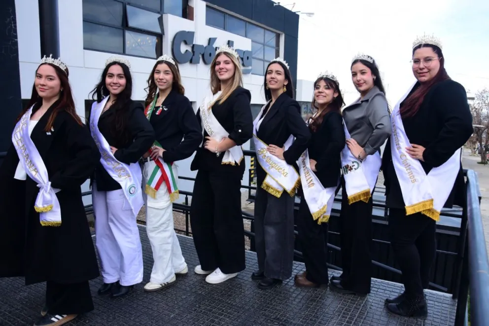 Las candidatas pasaron por las oficinas de Crónica y hablaron acerca de su historia // Foto: Juan Lów - DIARIO CRÓNICA