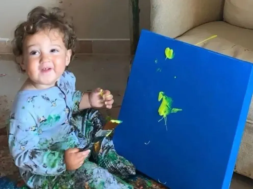 John consiguió un récord Guinness antes de cumplir un año. (Instagram/@johncweibull).