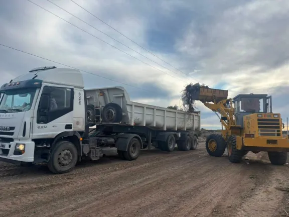 Rawson refuerza la limpieza de mini basurales