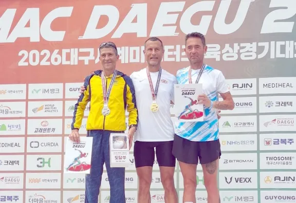 Mario Rodríguez ratificó su vigencia en la élite máster con una presea de bronce en los 21K de Corea