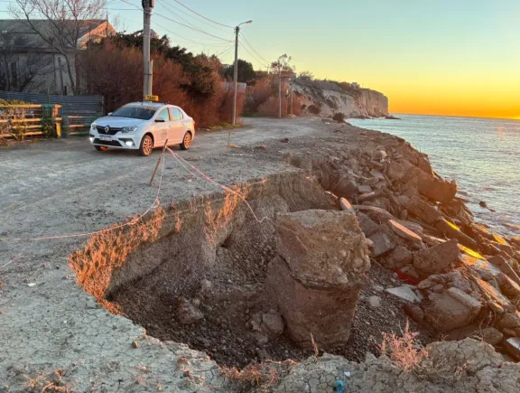 Los vecinos del barrio Usina advierten que el mar se está comiendo la calle