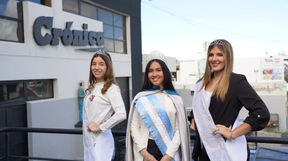 Morena, Valentina y Florencia, las nuevas representantes de las Comunidades Extranjeras