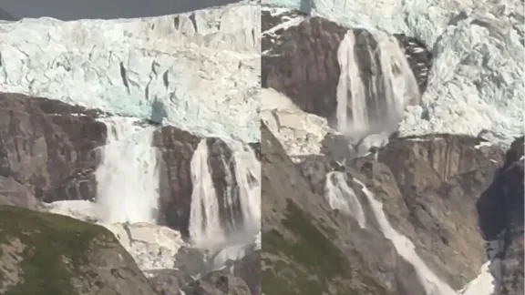 Ola de calor provocó un deslave glaciar en Suiza