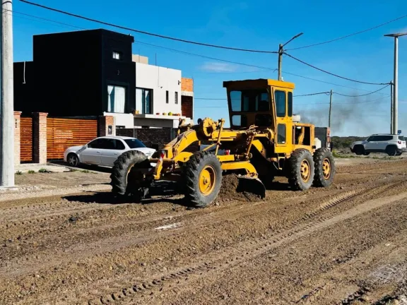 Rawson avanza con la apertura de calles en el sector de 711 lotes
