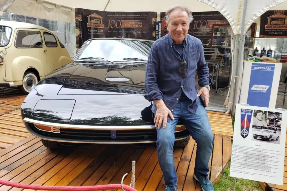 Tulio Crespi, el histórico constructor de vehículos que marcó una época en el automovilismo, falleció a los 88 años. Facebook.
