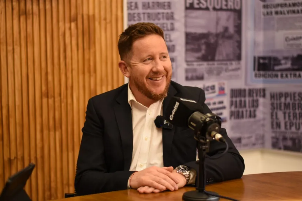 En una extensa entrevista, Dante Bowen habló en el streaming de Crónica sobre su deseo de ser gobernador y brindó definiciones políticas / FOTO: Teo Batista (DIARIO CRÓNICA)